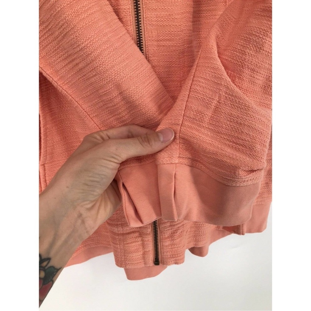 Moving Sale! Anthropologie Saturday Sunday Quinn Peach Women's Jacket Medium EUC - Picture 7 of 11